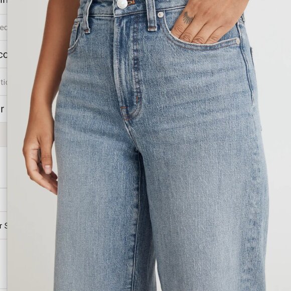Madewell The Curvy Perfect Vintage Wide-Leg Jean - Picture 5 of 10